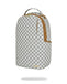 ZAINO SPRAYGROUND 8848 3AM CREAM CHECK DLXSV BACKPACK