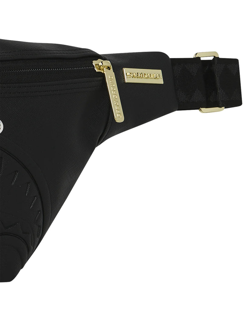 MARSUPIO SPRAYGROUND 8920 CREAM CHECK UNFINISHED SHARK SAVVY CROSSBODY BAG