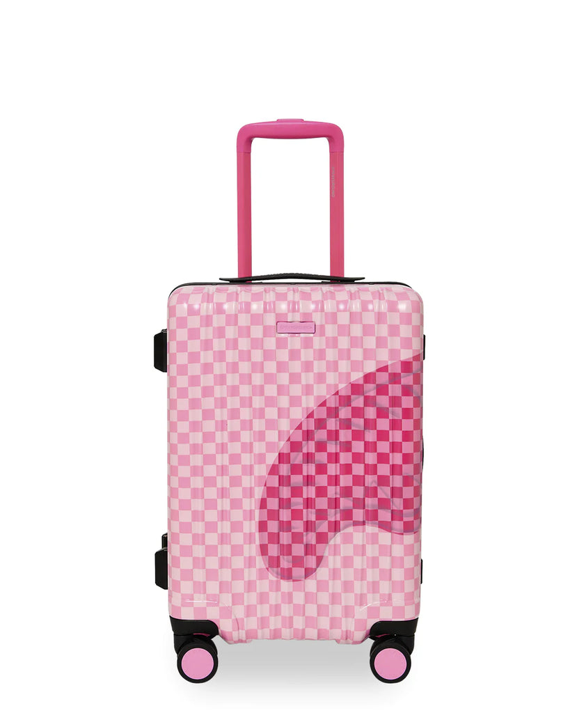 SPRAYGROUND PINK SIP PATCH CARRY-ON LUGGAGE CL316