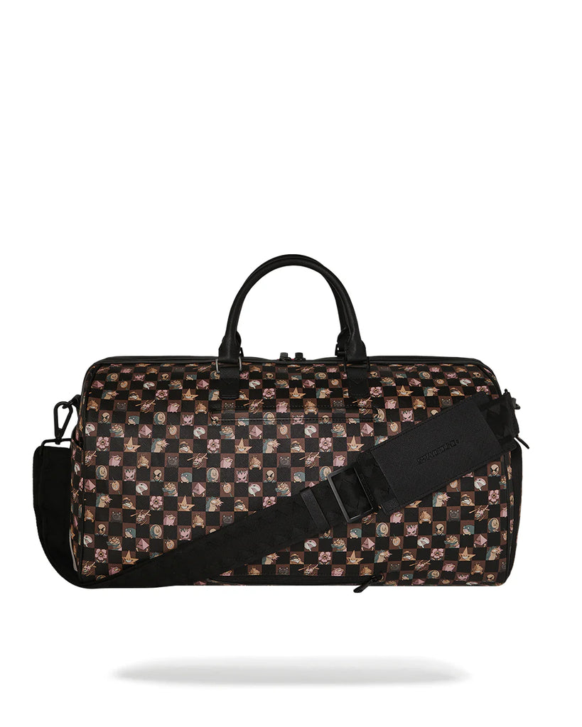 BORSONE SPRAYGROUND 8910 PEEKING CHARACTERS REMIX LARGE DUFFLE