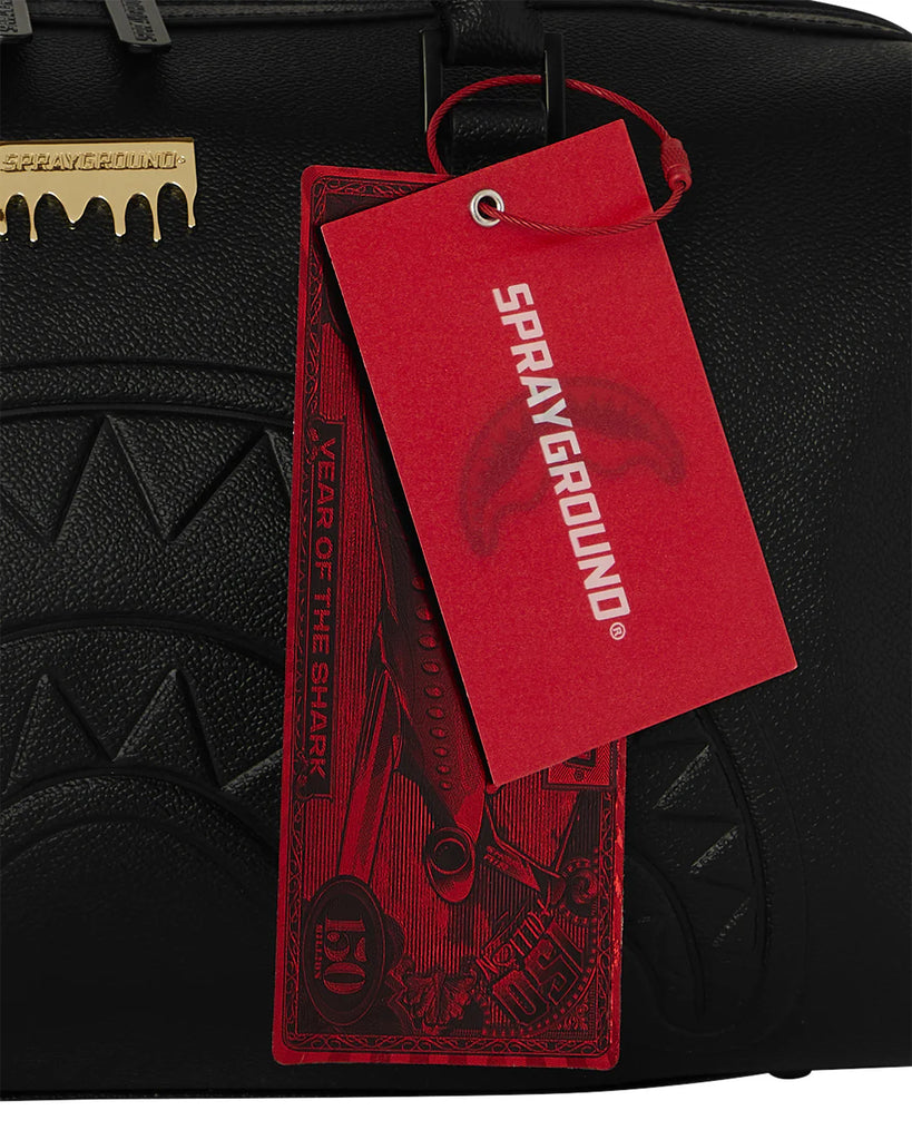 BAULETTO SPRAYGROUND 9041 GOLD BRICK LUX MINI DUFFLE