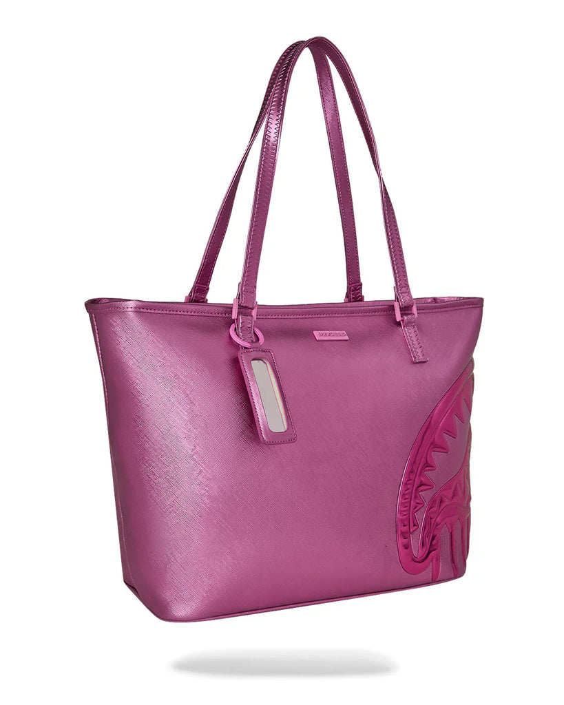 BORSA SPRAYGROUND 9550 METALLIC PINK METALLIC DRIP TOTE