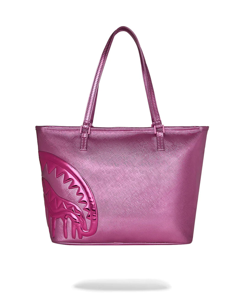 BORSA SPRAYGROUND 9550 METALLIC PINK METALLIC DRIP TOTE
