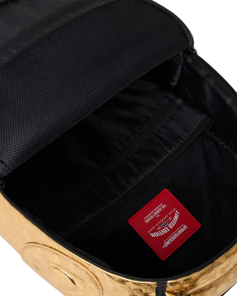 ZAINO SPRAYGROUND 8150 GOLD WEATHERED BACKPACK