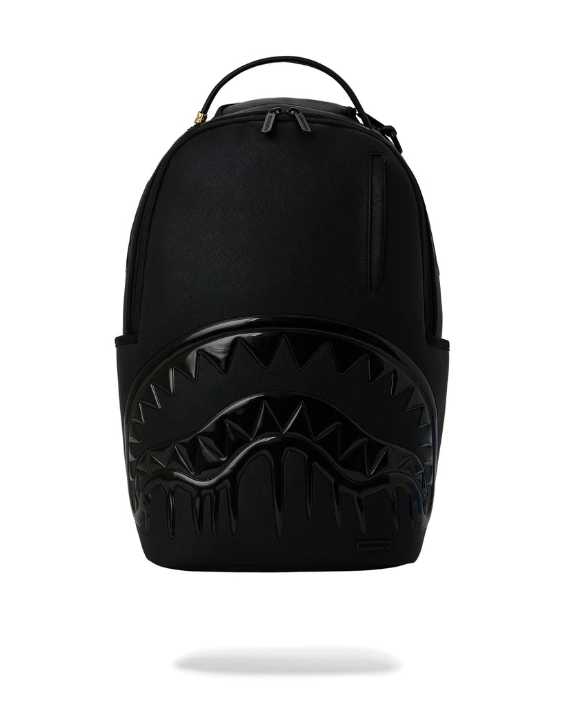 ZAINO SPRAYGRROUND 8412 BLACKED OUT METALLIC DRIP BACKPACK
