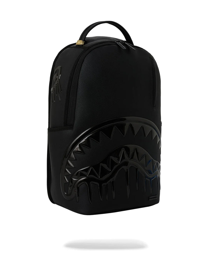 ZAINO SPRAYGRROUND 8412 BLACKED OUT METALLIC DRIP BACKPACK