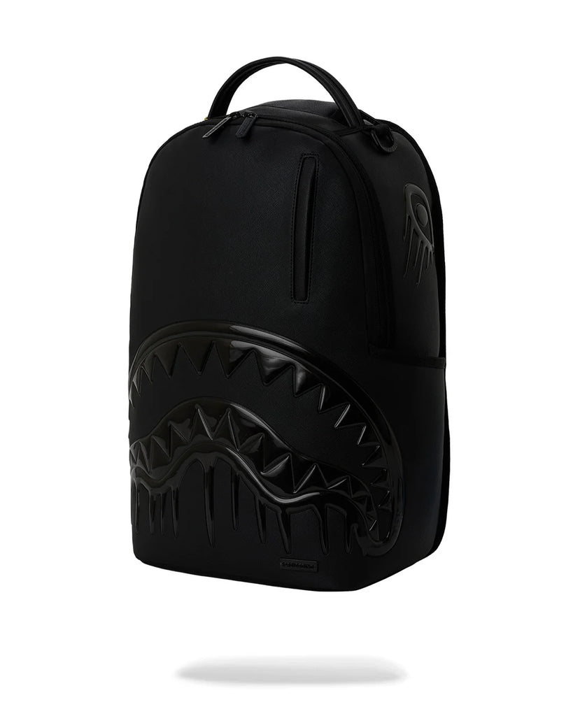 ZAINO SPRAYGRROUND 8412 BLACKED OUT METALLIC DRIP BACKPACK