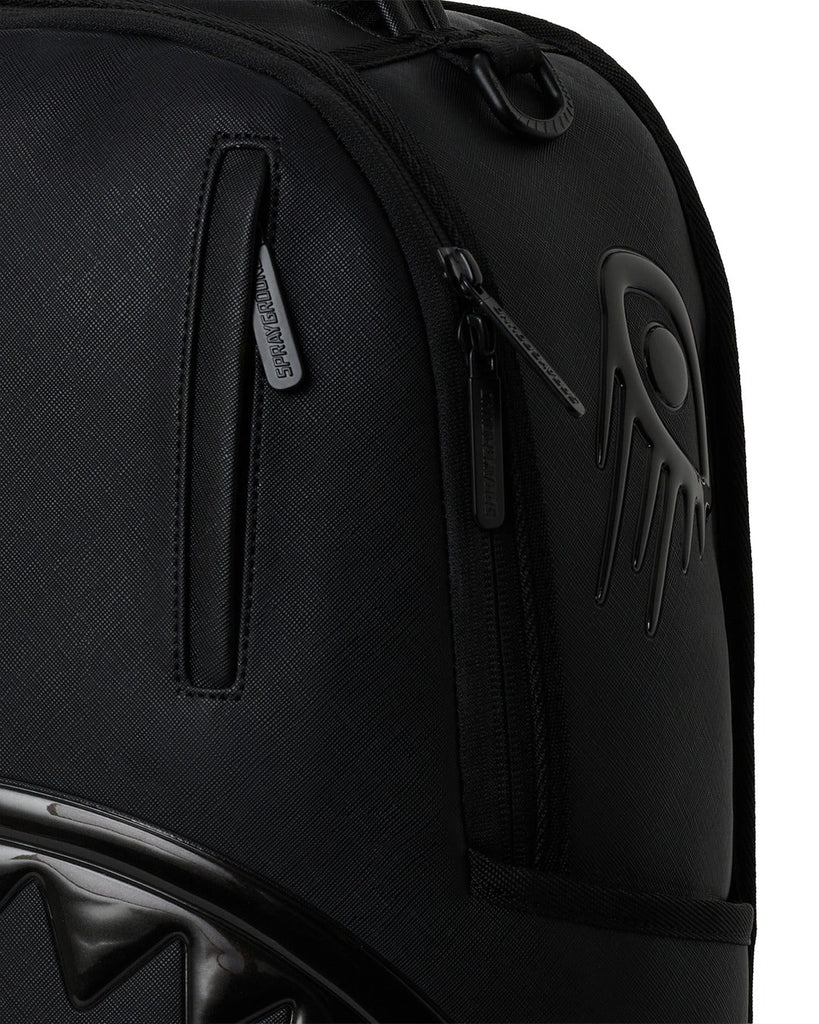 ZAINO SPRAYGRROUND 8412 BLACKED OUT METALLIC DRIP BACKPACK