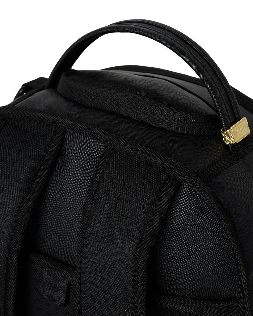 ZAINO SPRAYGRROUND 8412 BLACKED OUT METALLIC DRIP BACKPACK