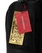 ZAINO SPRAYGRROUND 8412 BLACKED OUT METALLIC DRIP BACKPACK