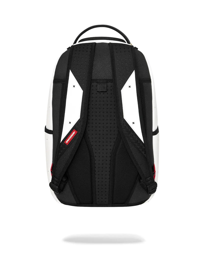 ZAINO SPRAYGROUND 8427 SHARK CENTRAL LIQUID CHROME BACKPACK