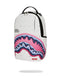 ZAINO SPRAYGROUND 8427 SHARK CENTRAL LIQUID CHROME BACKPACK