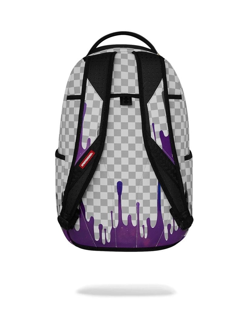 ZAINO SPRAYGROUND 8453 CREAM SPACE DRIP BACKPACK