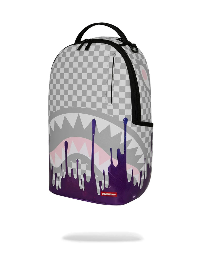ZAINO SPRAYGROUND 8453 CREAM SPACE DRIP BACKPACK