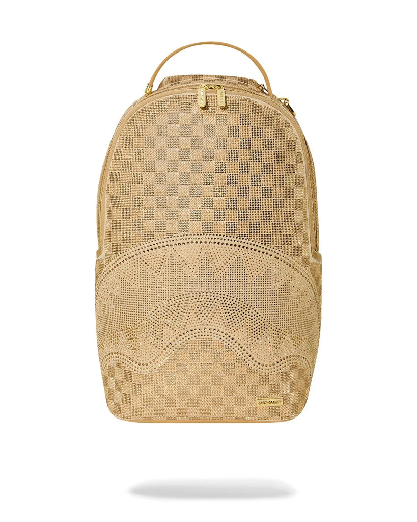 ZAINO SPRAYGROUND 8470 2 TONE GOLD TRINITY BACKPACK