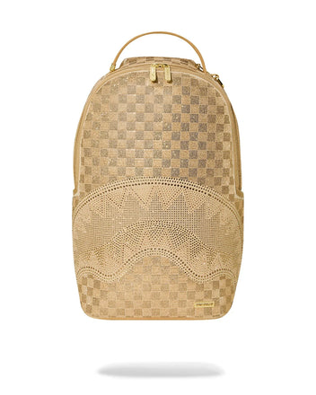 ZAINO SPRAYGROUND 8470 2 TONE GOLD TRINITY BACKPACK