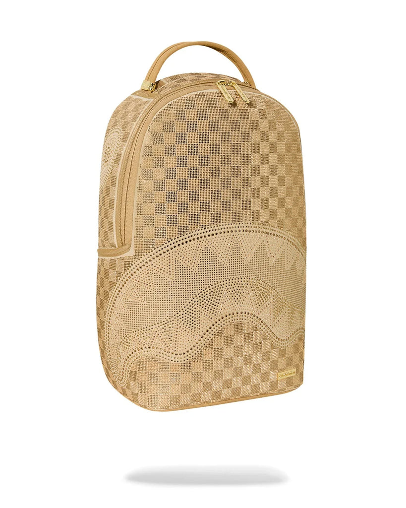 ZAINO SPRAYGROUND 8470 2 TONE GOLD TRINITY BACKPACK