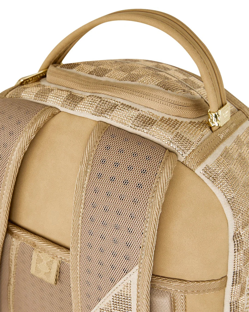 ZAINO SPRAYGROUND 8470 2 TONE GOLD TRINITY BACKPACK