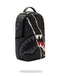 ZAINO SPRAYGROUND 8502 CENTER RIP REVEALING GRAY CHECK BACKPACK