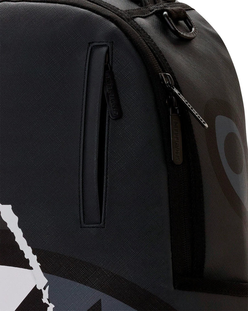 ZAINO SPRAYGROUND 8502 CENTER RIP REVEALING GRAY CHECK BACKPACK
