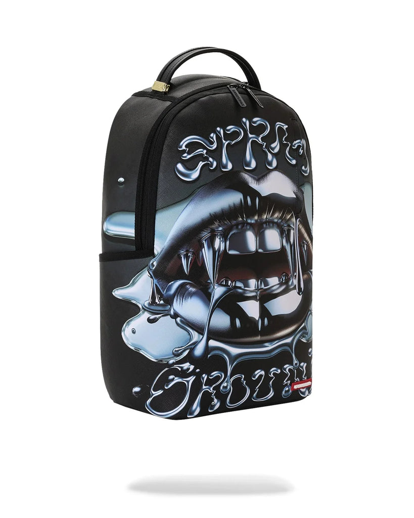 ZAINO SPRAYGROUND 8536 CHROME LIPS SINK SHIPS BACKPACK