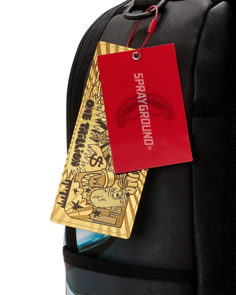 ZAINO SPRAYGROUND 8536 CHROME LIPS SINK SHIPS BACKPACK