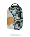 ZAINO SPRAYGROUND 8548 CREAM CHECK FULL OF CASH BACKPACK