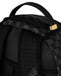 ZAINO SPRAYGROUND 8553 BLACK AND WHITE DRIP CHECK SHARK BACKPACK