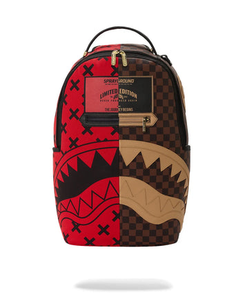 ZAINO SPRAYGROUND 8570 REVERSE HALF SPLIT BACKPACK