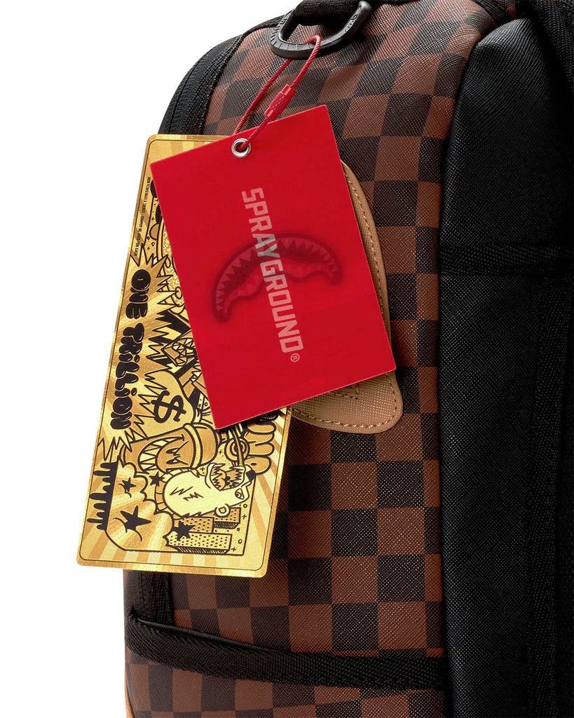 ZAINO SPRAYGROUND 8570 REVERSE HALF SPLIT BACKPACK