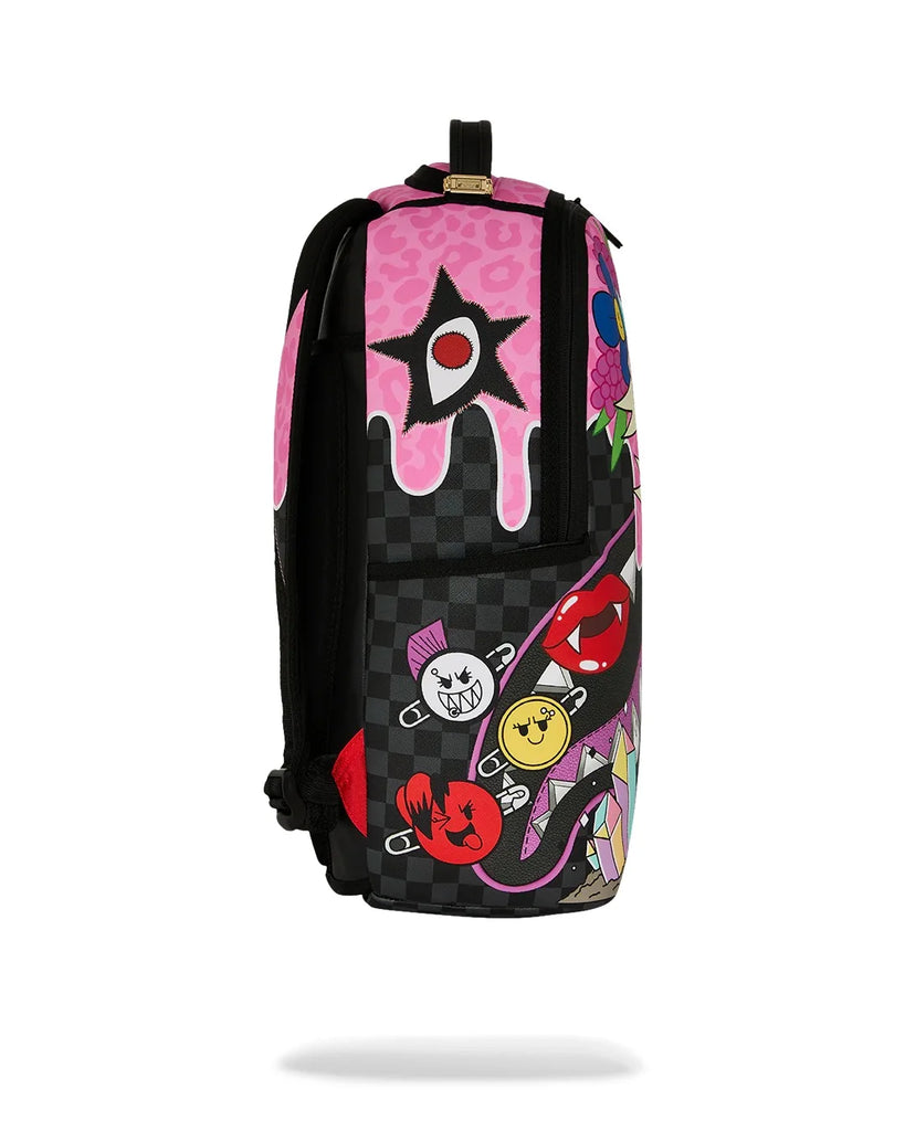 ZAINO SPRAYGROUND 8587 WTF PUNK ROCK CHICK BACKPACK