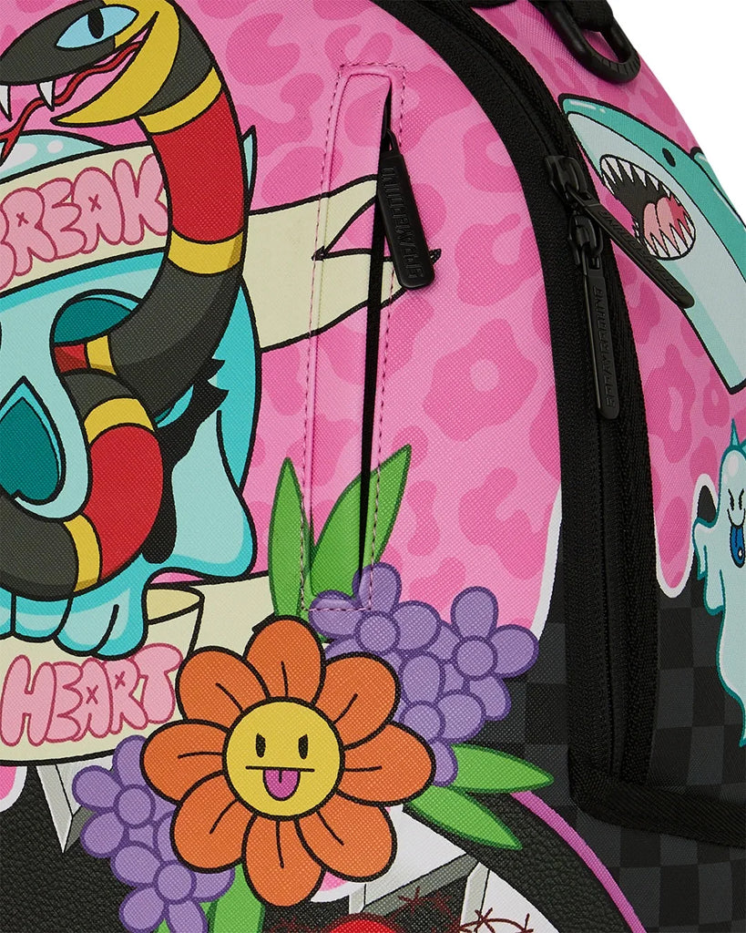 ZAINO SPRAYGROUND 8587 WTF PUNK ROCK CHICK BACKPACK