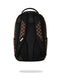 ZAINO SPRAYGROUND 8592 EMBOSSED CHECK BROWN BACKPACK