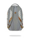 ZAINO SPRAYGROUND 8593 EMBOSSED CREAM CHECK BACKPACK