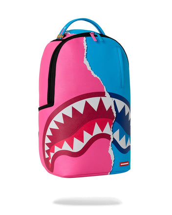 ZAINO SPRAYGROUND 8613 SHARK CENTRAL COTTON CANDY BACKPACK