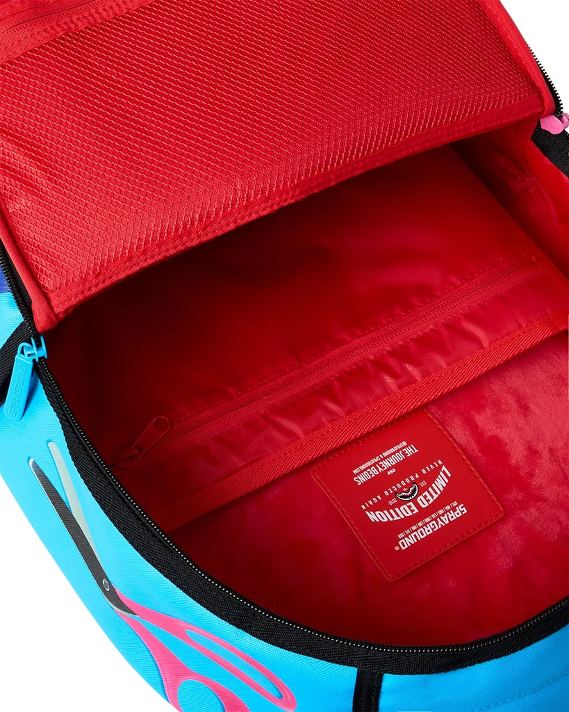 ZAINO SPRAYGROUND 8613 SHARK CENTRAL COTTON CANDY BACKPACK