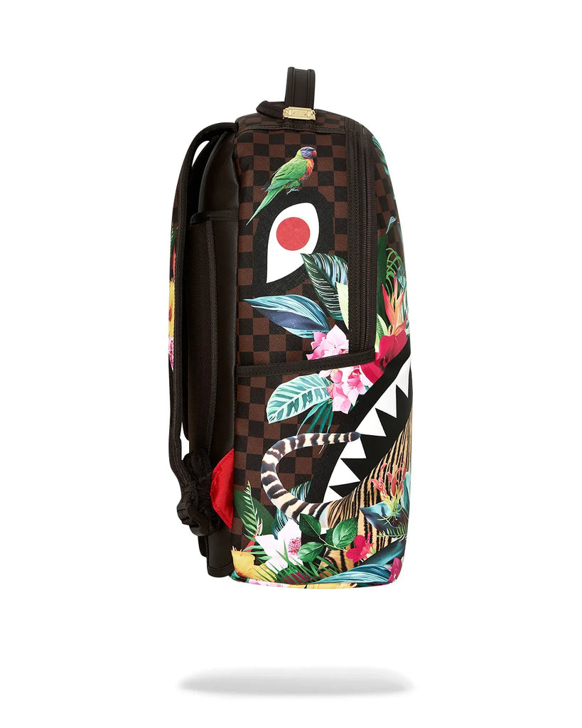 ZAINO SPRAYGROUND 8626 FLOWERING JUNGLE SHARK 2 BACKPACK