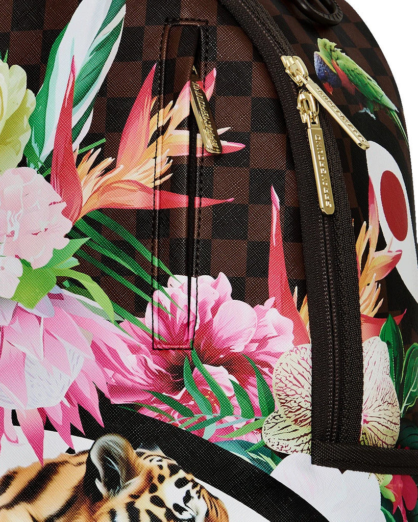 ZAINO SPRAYGROUND 8626 FLOWERING JUNGLE SHARK 2 BACKPACK