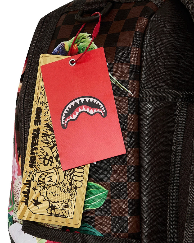 ZAINO SPRAYGROUND 8626 FLOWERING JUNGLE SHARK 2 BACKPACK