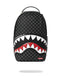 ZAINO SPRAYGROUND 8633 SHARKS IN PARIS WTF BUBBLY BLACK CHECK BACKPACK