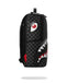 ZAINO SPRAYGROUND 8633 SHARKS IN PARIS WTF BUBBLY BLACK CHECK BACKPACK