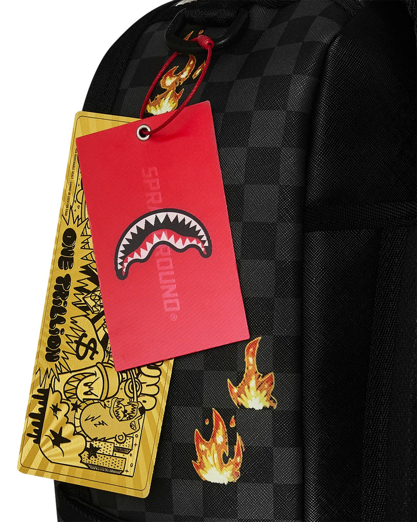 ZAINO SPRAYGROUND 8690 DIABLO SKETCHY HOODIE BACKPACK