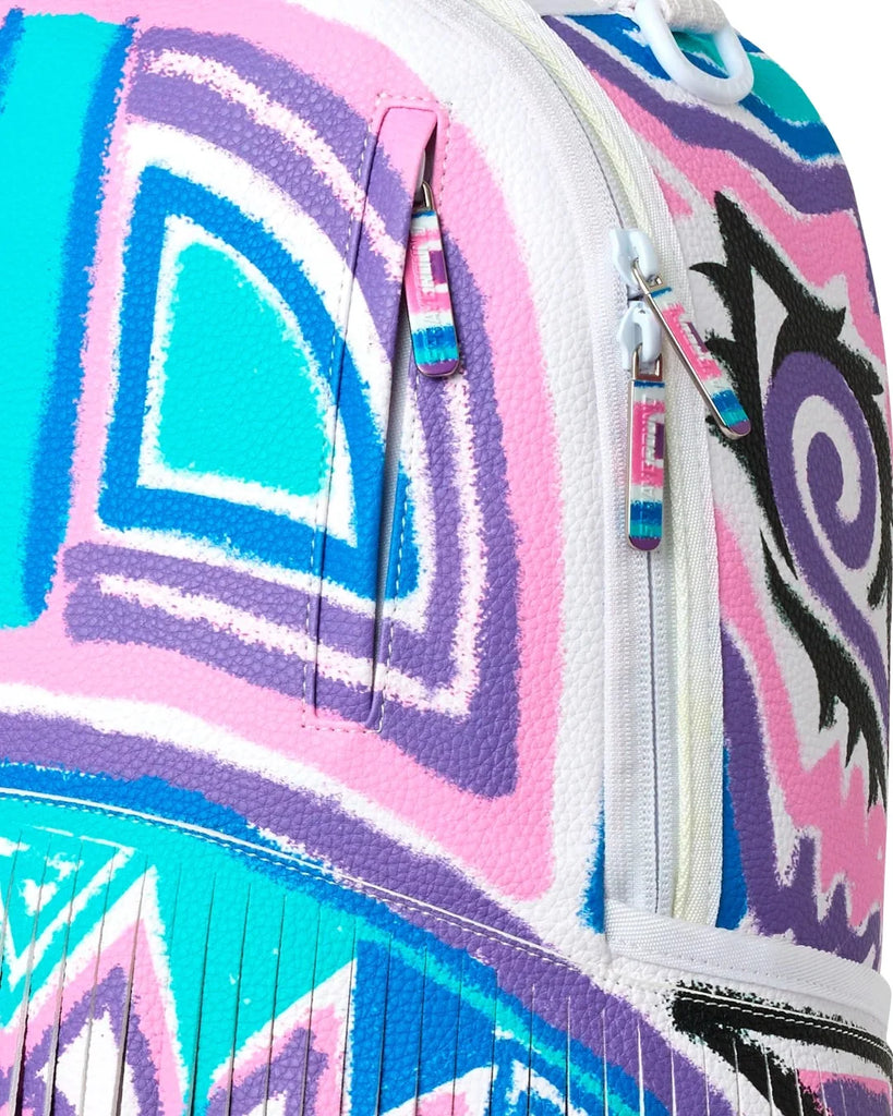 ZAINO SPRAYGROUND 8830 AI FRINGE BACKPACK