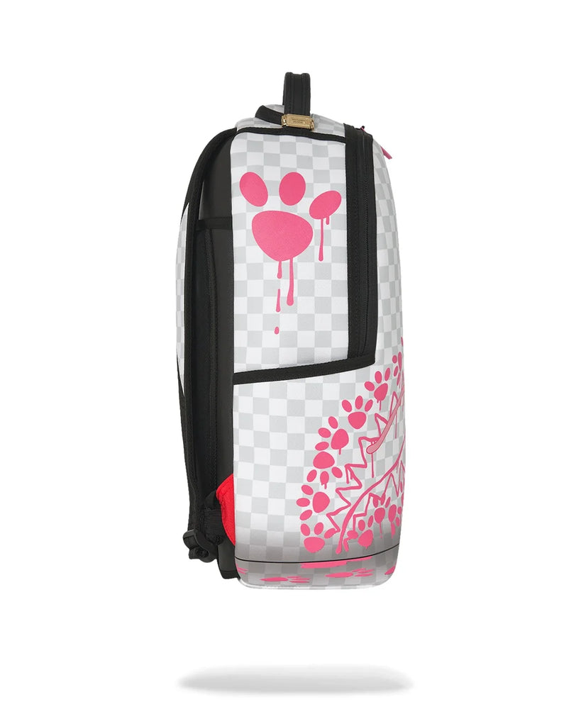 ZAINO SPRAYGROUND 8860 PINK PANTHER PAWPRINTS BACKPACK