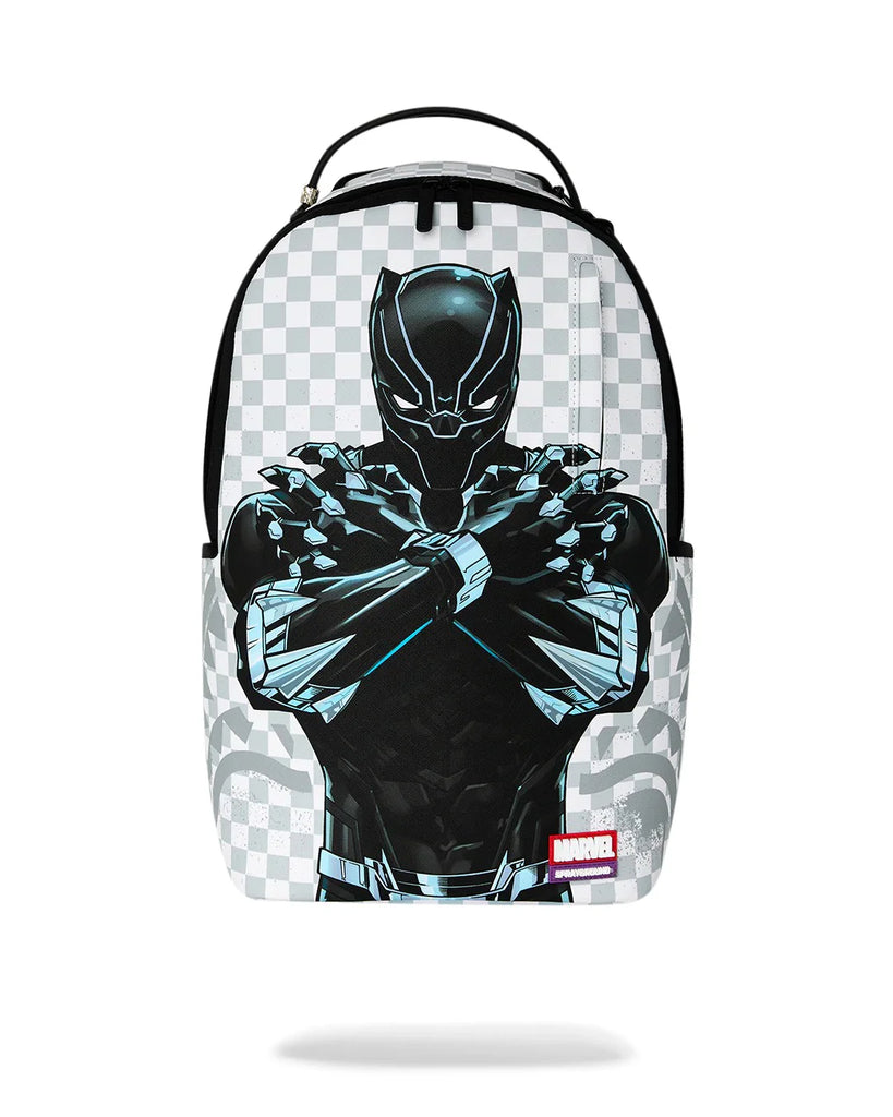 ZAINO SPRAYGROUND 8877 MARVEL WAKANDA FOREVER WHITE CHECK BACKPACK