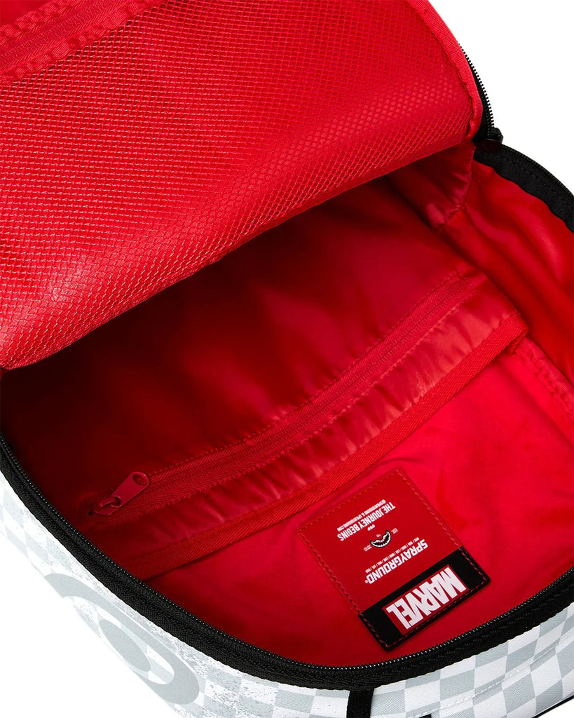 ZAINO SPRAYGROUND 8877 MARVEL WAKANDA FOREVER WHITE CHECK BACKPACK
