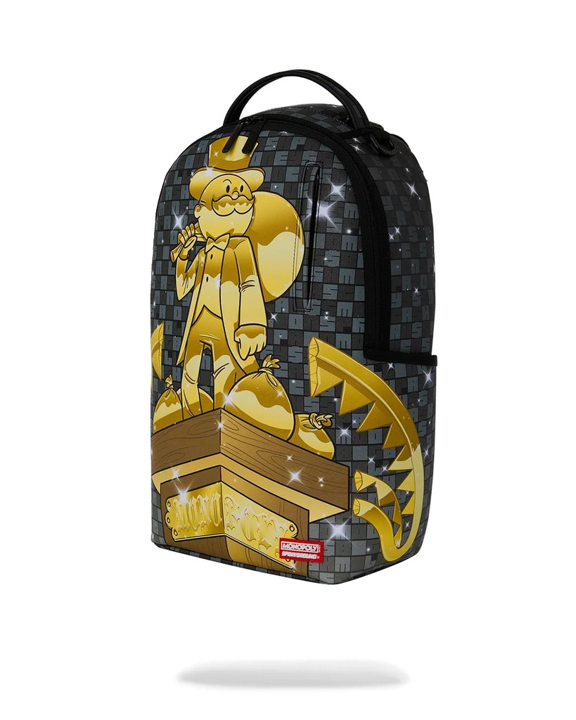 ZAINO SPRAYGROUND 8980 MONOPOLY STATUE BACKPACK