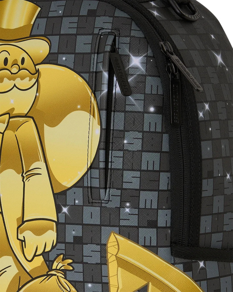 ZAINO SPRAYGROUND 8980 MONOPOLY STATUE BACKPACK