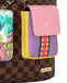 ZAINO SPRAYGROUND 8990 HANGING POCKETS MIX UP BACKPACK