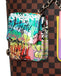 ZAINO SPRAYGROUND 8990 HANGING POCKETS MIX UP BACKPACK